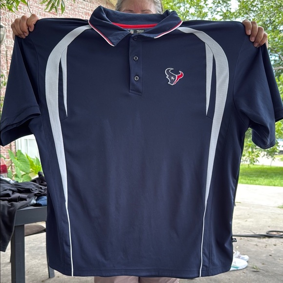 NFL Other - NFL Blue and White Polo Shirt with Athletic Design